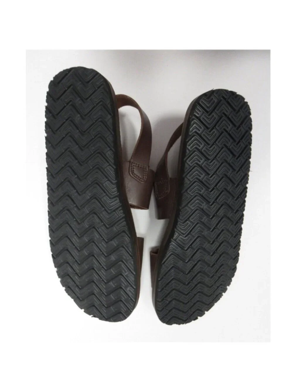 VTG Polo Ralph Lauren Sandals 11 Leather Slingback Buckle Summer Beach